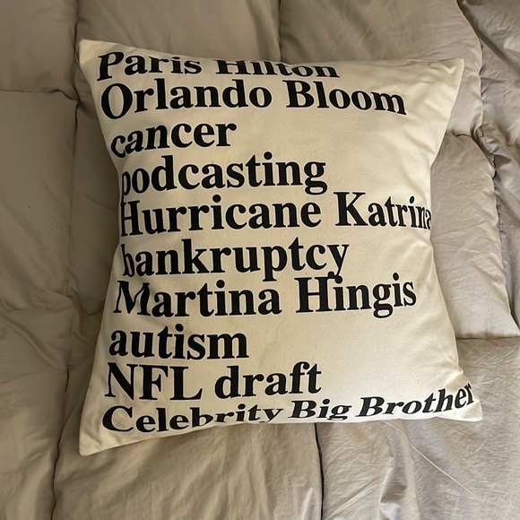 Elodie Blanchard 2006 Top Google searches pillow